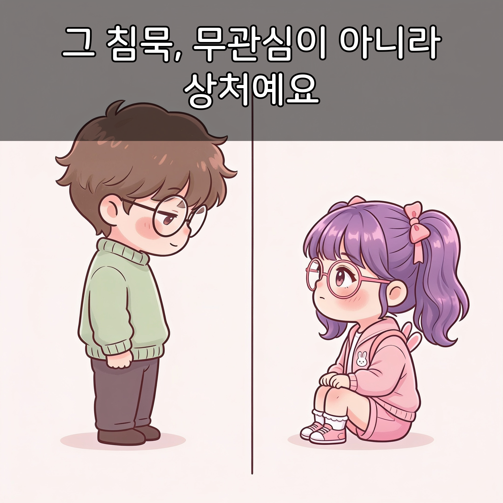 회피형 애착 무뚝뚝함이 아니에요